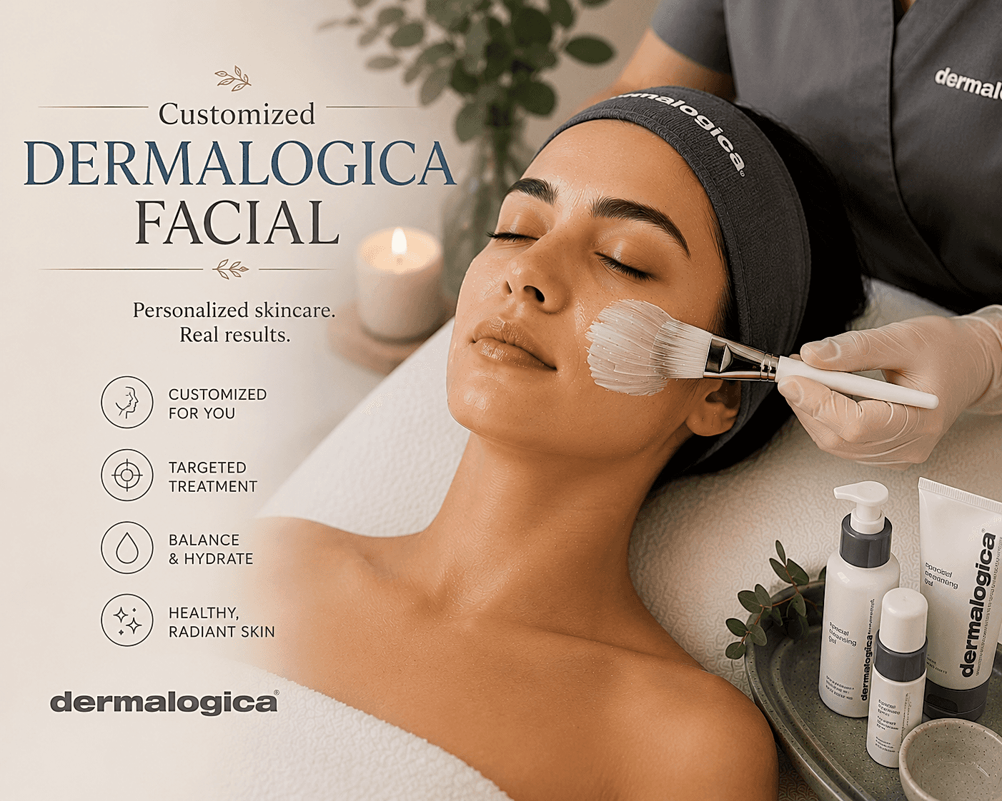 Customized Dermalogica Facial