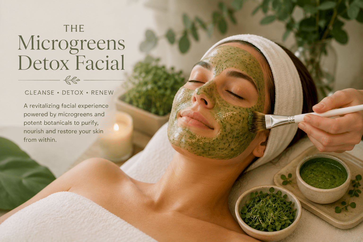 The Microgreens Detox Facial
